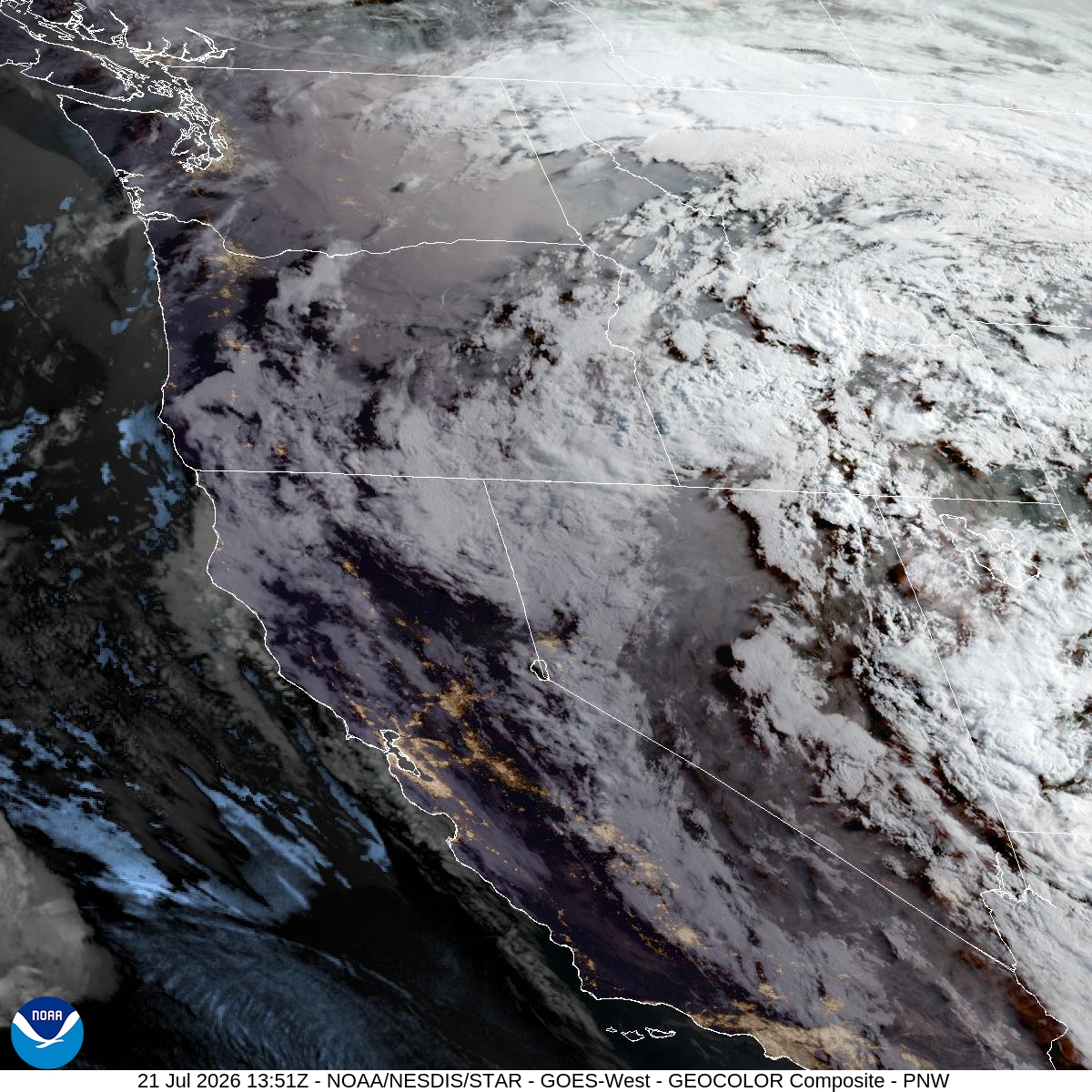 Satellite Imagery western US